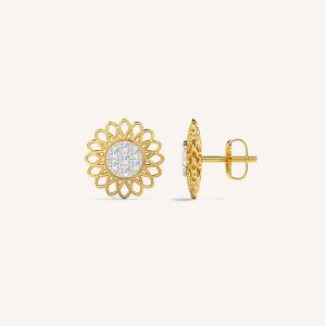 Kisna Real Diamond Earring