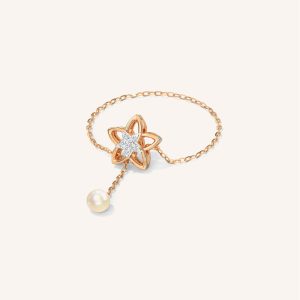 Gold and Diamond Nosepin for Women